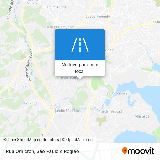 Rua Omicron mapa