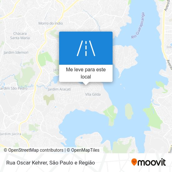Rua Oscar Kehrer mapa