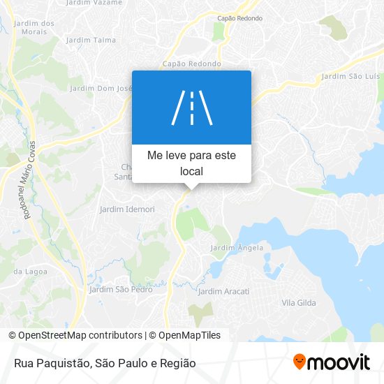 Rua Paquistão mapa