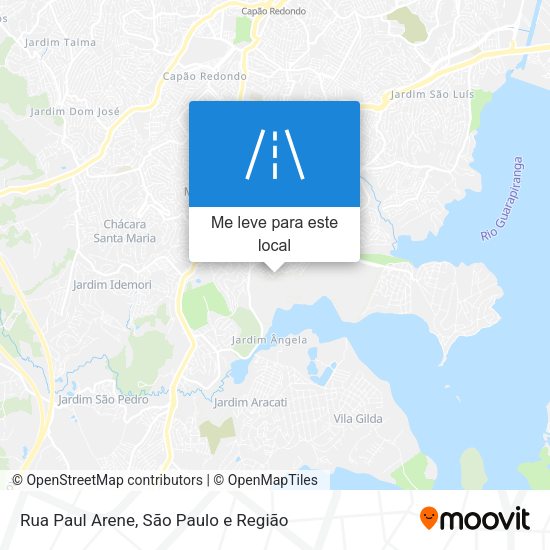 Rua Paul Arene mapa