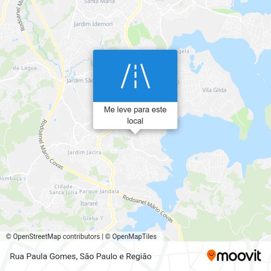 Rua Paula Gomes mapa