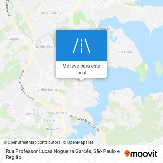 Rua Professor Lucas Nogueira Garcês mapa