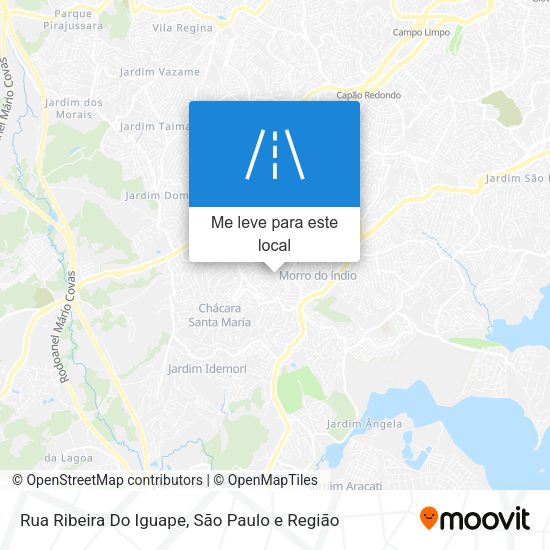 Rua Ribeira Do Iguape mapa