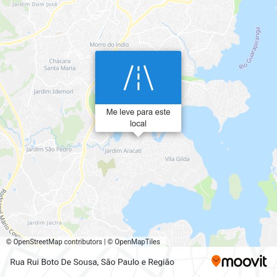 Rua Rui Boto De Sousa mapa
