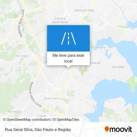 Rua Sena Silva mapa