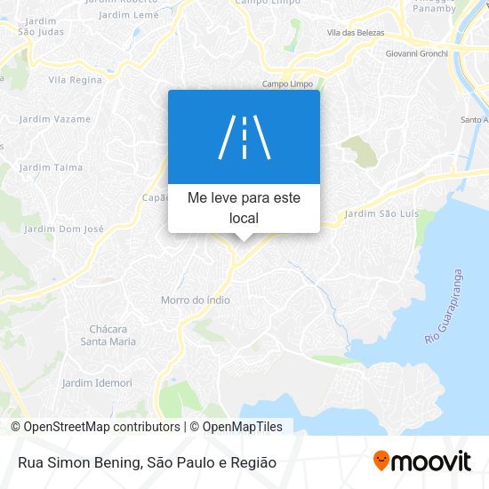 Rua Simon Bening mapa