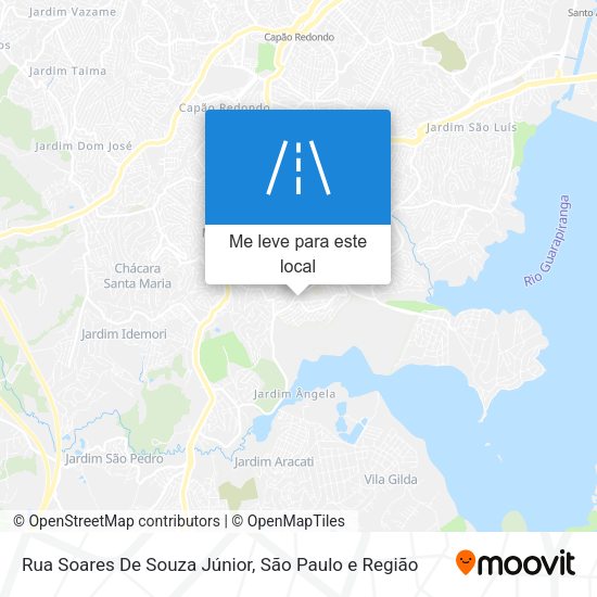 Rua Soares De Souza Júnior mapa