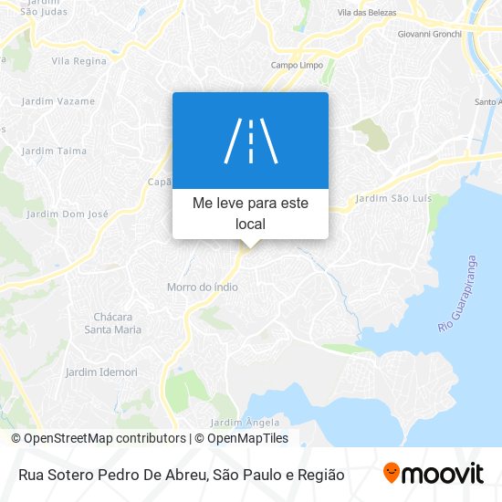 Rua Sotero Pedro De Abreu mapa