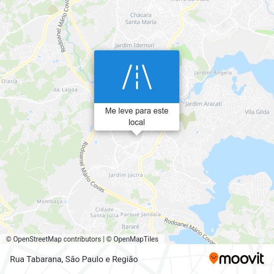 Rua Tabarana mapa