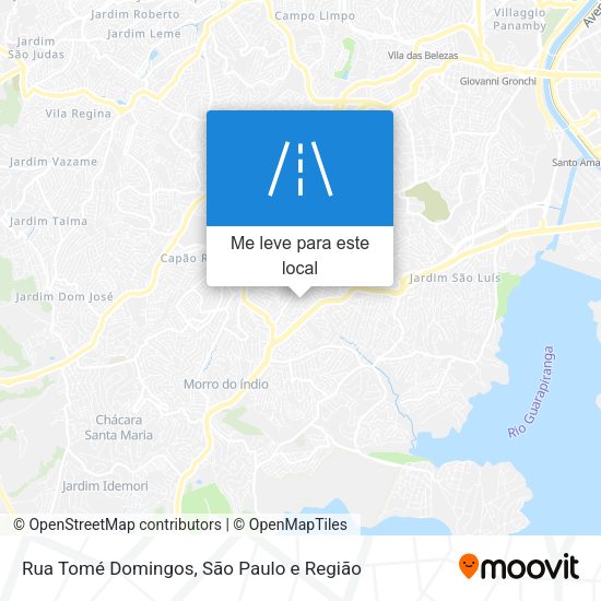 Rua Tomé Domingos mapa