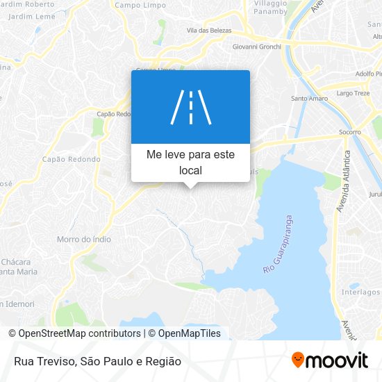Rua Treviso mapa
