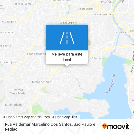 Rua Valdemar Marcelino Dos Santos mapa