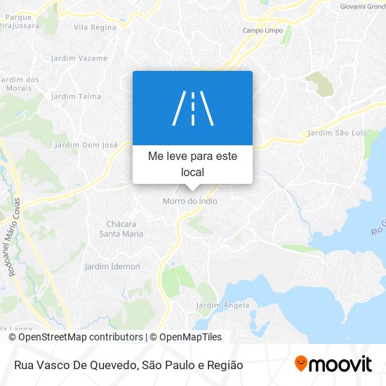 Rua Vasco De Quevedo mapa