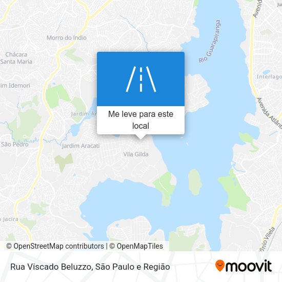 Rua Viscado Beluzzo mapa