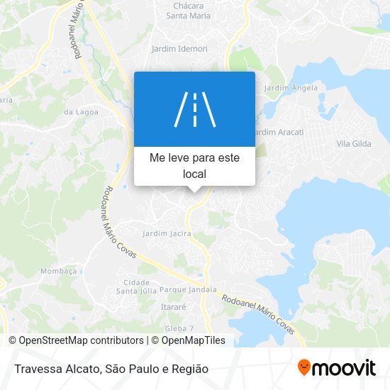 Travessa Alcato mapa