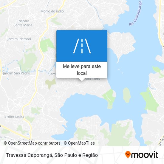 Travessa Caporangá mapa