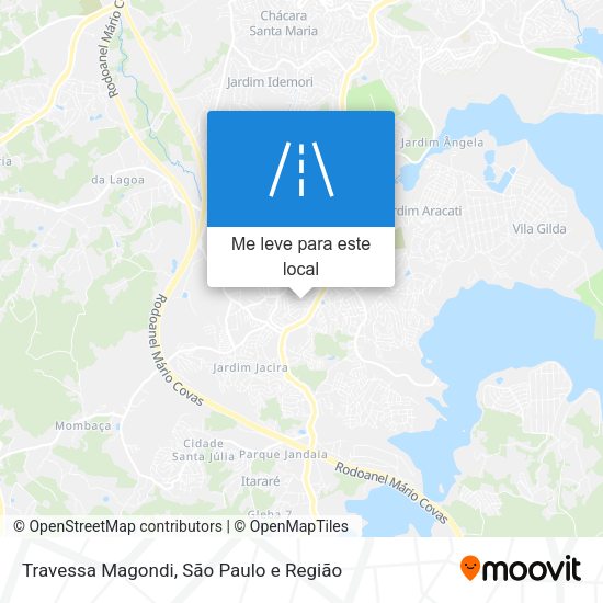 Travessa Magondi mapa