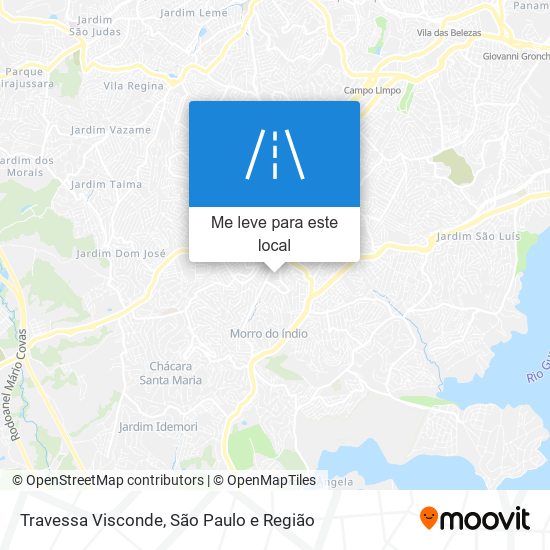 Travessa Visconde mapa