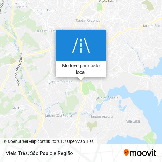 Viela Três mapa