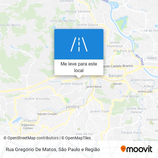 Rua Gregório De Matos mapa