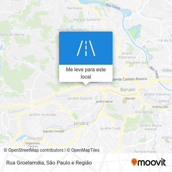 Rua Groelamdia mapa