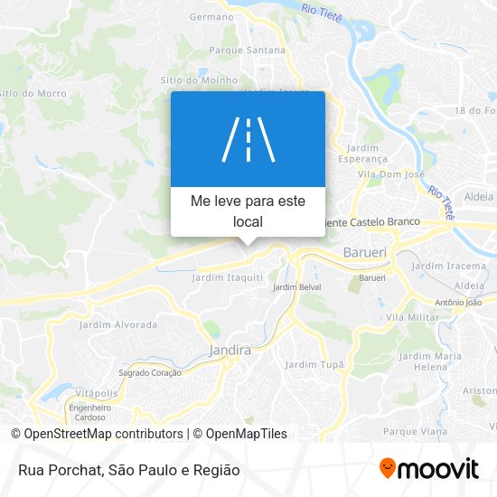 Rua Porchat mapa