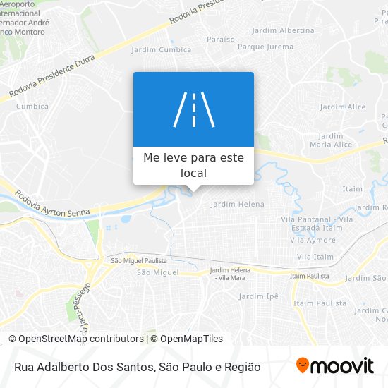 Rua Adalberto Dos Santos mapa