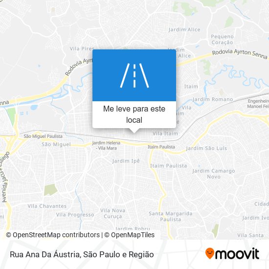 Rua Ana Da Áustria mapa