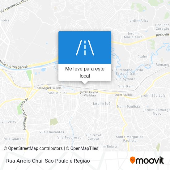 Rua Arroio Chui mapa
