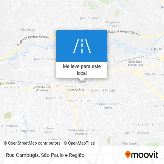 Rua Cambugis mapa