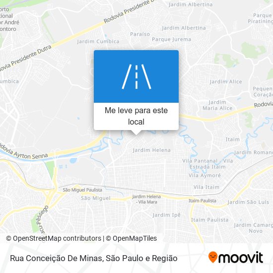 Rua Conceição De Minas mapa