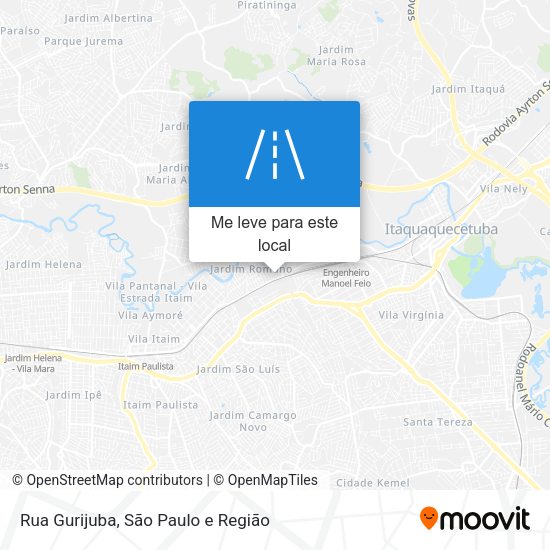 Rua Gurijuba mapa