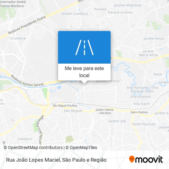 Rua João Lopes Maciel mapa