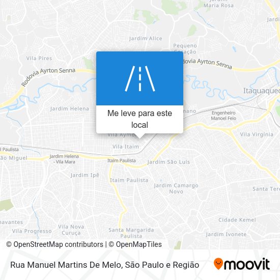 Rua Manuel Martins De Melo mapa
