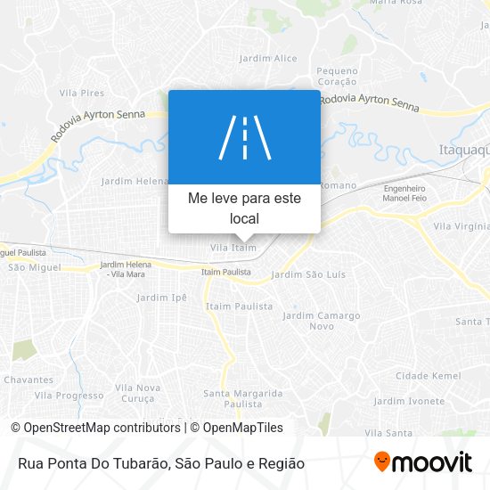 Rua Ponta Do Tubarão mapa