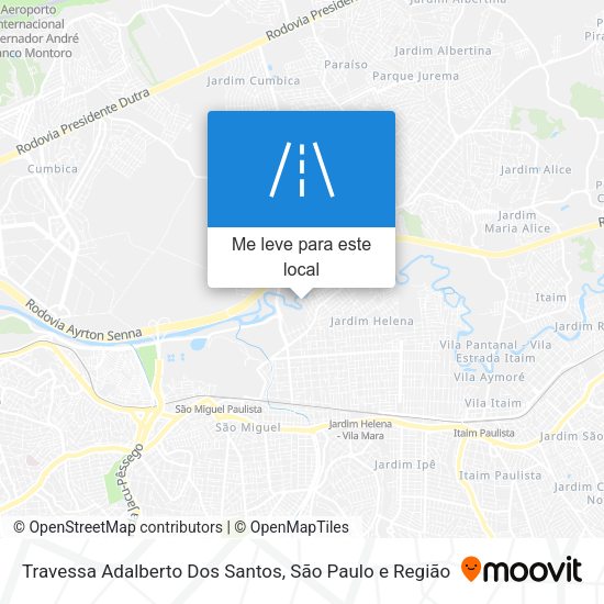 Travessa Adalberto Dos Santos mapa