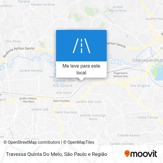 Travessa Quinta Do Melo mapa