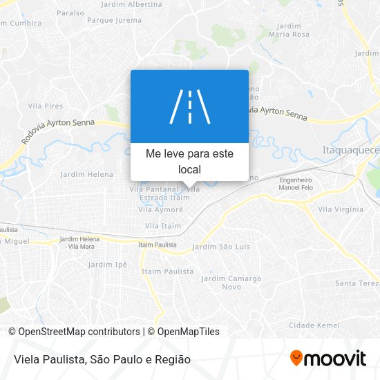 Viela Paulista mapa