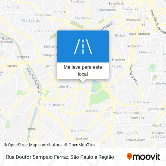 Rua Doutor Sampaio Ferraz mapa