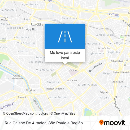 Rua Galeno De Almeida mapa