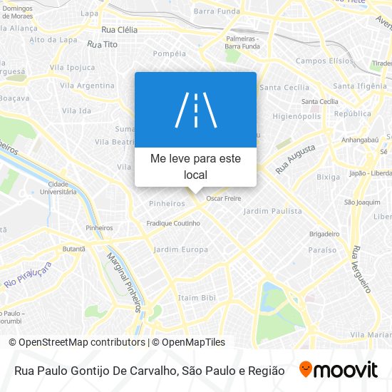 Rua Paulo Gontijo De Carvalho mapa