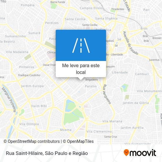 Rua Saint-Hilaire mapa