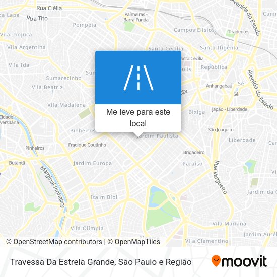 Travessa Da Estrela Grande mapa