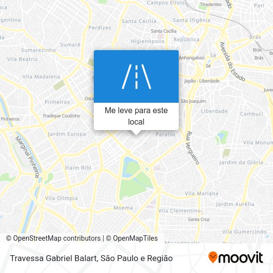 Travessa Gabriel Balart mapa