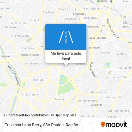 Travessa Leon Berry mapa