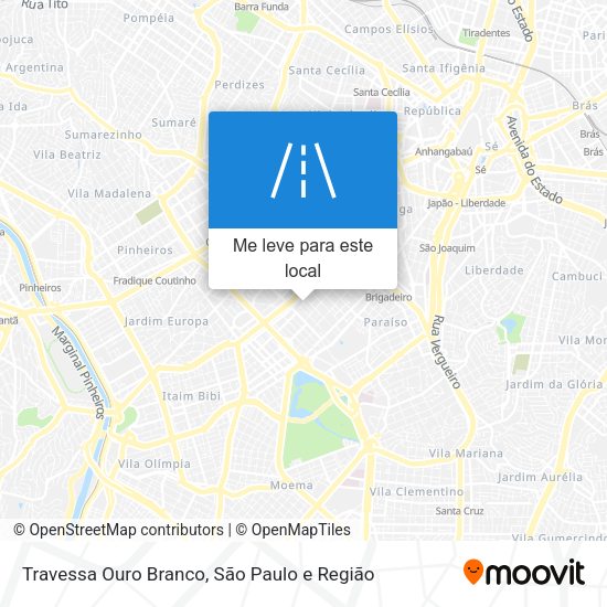 Travessa Ouro Branco mapa