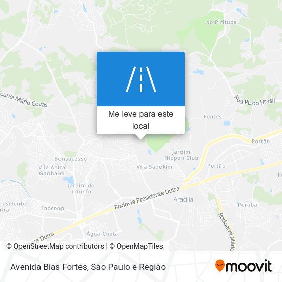Avenida Bias Fortes mapa