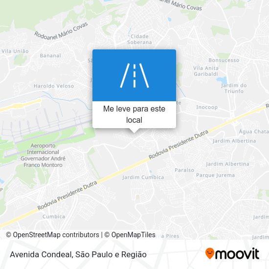 Avenida Condeal mapa