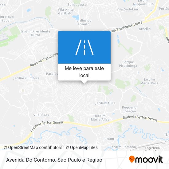 Avenida Do Contorno mapa
