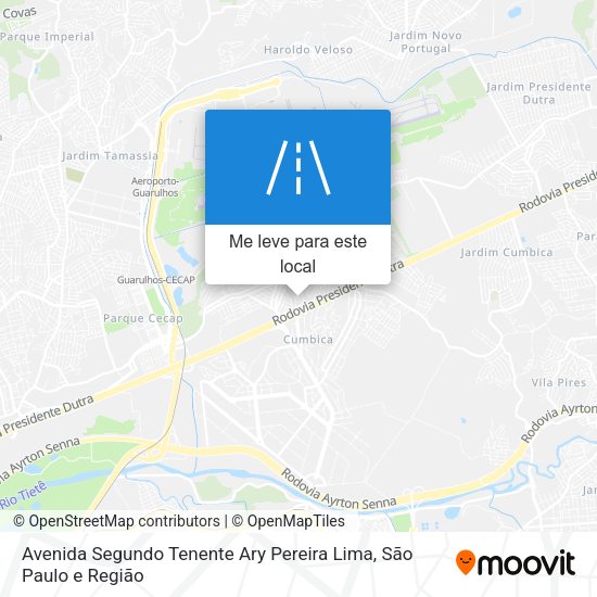 Avenida Segundo Tenente Ary Pereira Lima mapa
